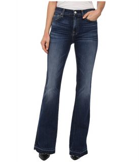 7 For All Mankind High Waist Vintage Bootcut W Released Hem In La Palma Blue