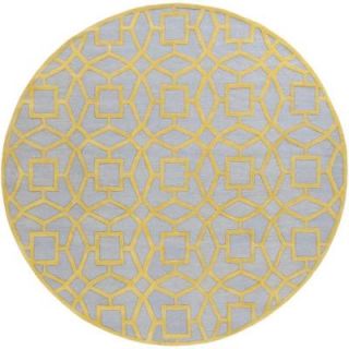 Artistic Weavers Fontes Gold 8 ft. x 8 ft. Round Indoor Area Rug S00151012256