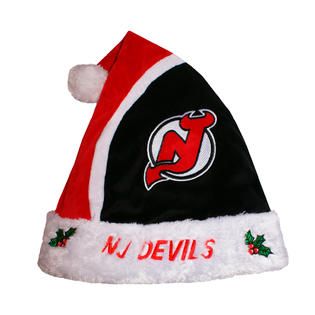 Forever Collectibles NHL 2015 New Jersey Devils Santa Hat   Fitness