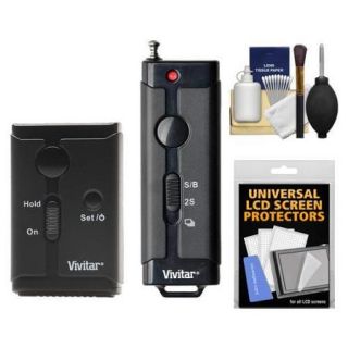 Vivitar Universal Wireless and Wired Shutter Release Camera Remote Control with Accessory Kit for Sony Alpha DSLR A560, A580, SLT A37, A57, A65, A77, A99 Digital SLR Cameras