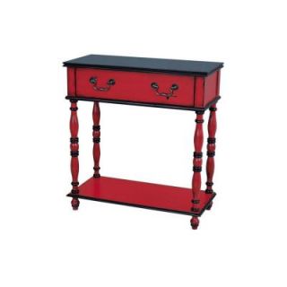 Pulaski Furniture Accent Table in Distressed Red DS 730052