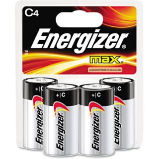 Energizer Max Alkaline Batteries C, 4 Pack