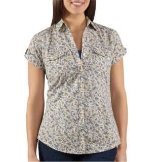 Carhartt Womens Short Sleeve Printed Camp Shirt (Style# WS036) 452314