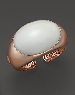 Di MODOLO White Agate Oversize Stone Cuff Bracelet