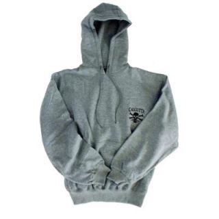 Calcutta Men’s Double Extra Large Two Pocket Hooded Pull Over Sweatshirt in Grey 4623 0012