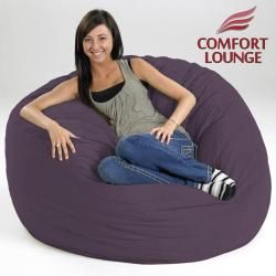 Comfort Lounge Purple Medium size Memory Foam Lounge Bag  