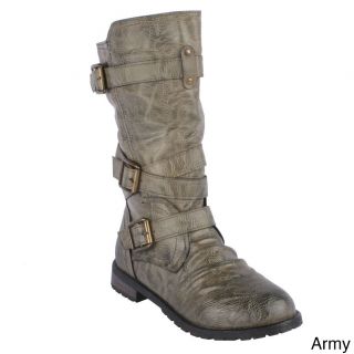 Jacobies Womens Tina 13 Mid calf Combat Boots   Shopping