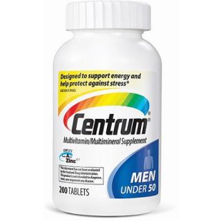 Centrum Men Multivitamin/Multimineral Supplement Tablets 200 Count