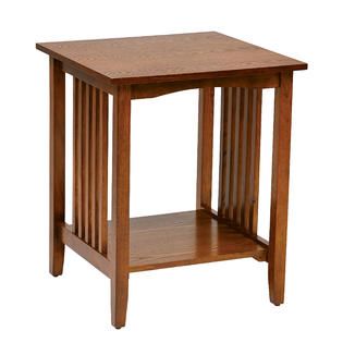 OSP Designs Sierra Side Table (Ash Finish)   Home   Furniture   Living