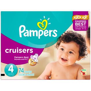 Pampers Premium Pampers Cruisers Diapers Size 4 74 count Diapers 74 CT