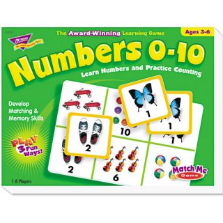 Trend Numbers 0 10 Match Me Puzzle Game