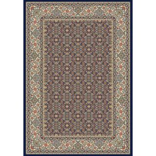 Crescent Drive Rug Company Ancient Garden Black/Ivory Area Rug