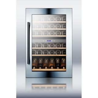 Summit Appliance 59 Bottle Dual Zone Built In Wine Refrigerator