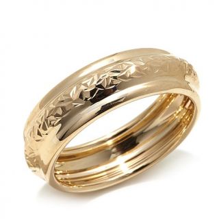 Michael Anthony Jewelry® 6mm 14K Yellow Gold Diamond Cut Band Ring   8098168