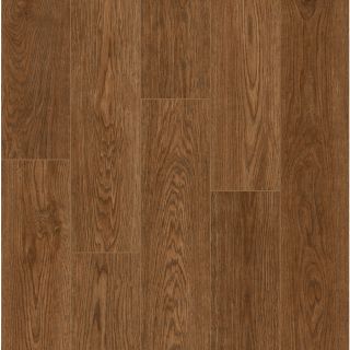 SwiftLock 4.45 in W x 4.23 ft L Ginger Oak Wood Plank Laminate Flooring