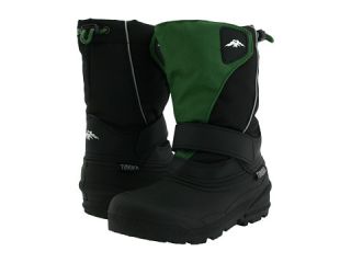 Tundra Boots Kids Quebec (Toddler/Little Kid/Big Kid) Black/Green