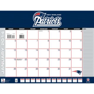 Turner Licensing New England Patriots 2014 22" x 17" Desk Calendar