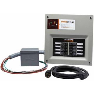 Generac 6853 HomeLink Upgradeable Manual Transfer Switch Kit with Resin PIB
