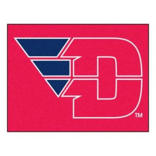 FANMATS NCAA University of Dayton Red 2 ft. 10 in. x 3 ft. 9 in. Accent Rug 267