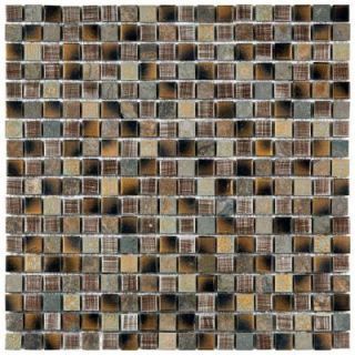 Merola Tile Pangea Laurentia 11 3/4 in. x 11 3/4 in. x 8 mm Porcelain Mosaic Wall Tile FSHPGLR