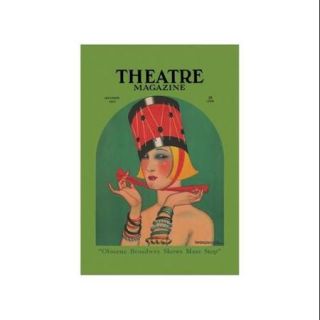 Theatre Magazine Burlesque Poster Print (Canvas 20x30)