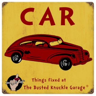 Almost There Busted Knuckle Garage Kids Vintage Automobile Sign