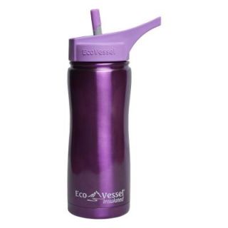 Eco Vessel Summit Triple Insulated 17 fl. oz. Stainless Steel Bottle with Flip Straw SUM500PG