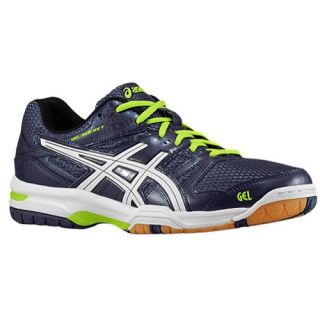 ASICS GEL Rocket 7   Mens   Volleyball   Shoes   Navy/White/Lime