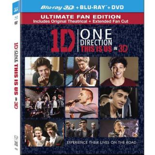 One Direction This Is Us (Ultimate Fan Edition) (3D Blu ray + Blu ray + DVD) (With INSTAWATCH) (Widescreen)