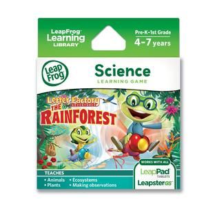 LeapFrog Learning Game Letter Factory Adventures The Rainforest (for