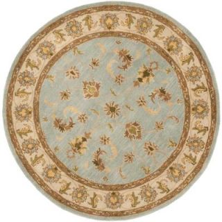 Safavieh Heritage Light Blue/Beige 3 ft. 6 in. x 3 ft. 6 in. Round Area Rug HG913A 4R