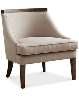 Milo Reclaimed Trim Accent Chair, Direct Ship   Furniture