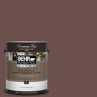 BEHR Premium Plus Ultra 1 gal. #710B 6 Painted Leather Flat Exterior Paint 485301
