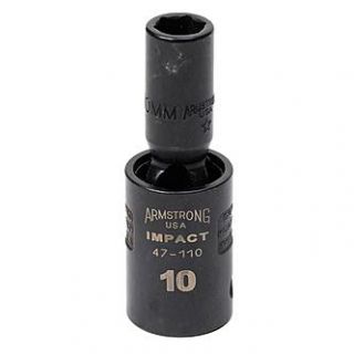 Armstrong 18 mm 6pt. 1/2 dr. Armstrong Maxx universal Impact Socket