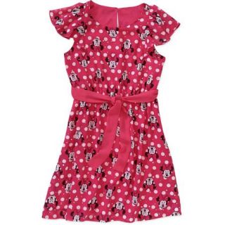 Minnie Mouse Girls' Flutter Sleeve Dress