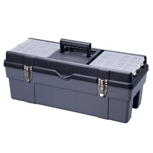 Stack On  26 in. Pro Tool Box w/ Parts Storage Boxes   Black/Grey