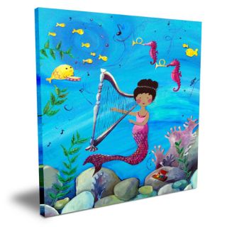 Cici Art Factory Wit & Whimsy African American Mermaid Canvas Art