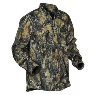TrueTimber Camo Men's Medium Camouflage Poly Cotton Button Down Shirt TT146 MC2 M