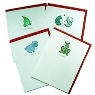 Bulk Buys Red Letter Studio Blank Greeting Cards   Case of 48
