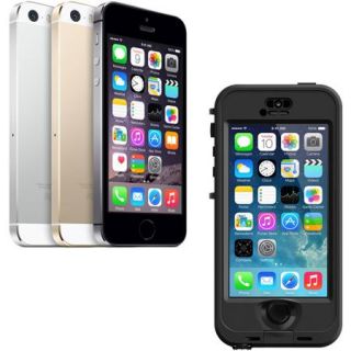 Straight Talk Apple iPhone 5S 4G LTE 16GB Prepaid Smartphone with Optional LifeProof Case