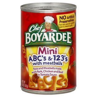 Chef Boyardee  ABCs & 123s, Mini, with Meatballs, 15 oz (425 g)