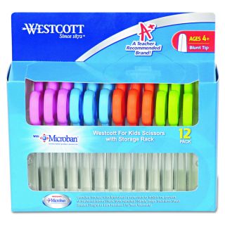 Westcott Kids Scissors with Antimicrobial Protection (Pack of 12