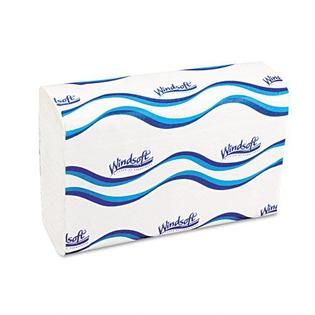 Windsoft Embossed C Fold Paper Towels, White, 150/Pk   Office Supplies