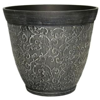 13 in. Chalk Plastic Florence Planter TDP701E CK