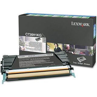 Lexmark C736H1KG Black Toner Print Cartridge
