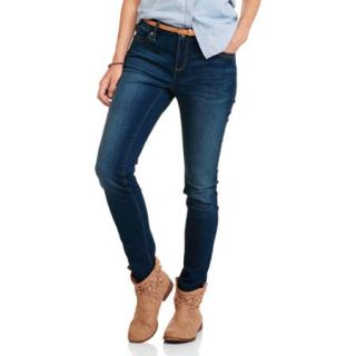 Faded Glory Women's Super Stretch Skinny Core Denim available in Regular and Petite
