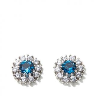 Colleen Lopez "Everything" 5.2ct London Blue Topaz and White Zircon Sterling Si   7893668