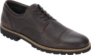 Mens Rockport Channer Oxford   Chocolate Leather