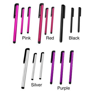 INSTEN Four inch Universal Touch Screen Stylus Set (Pack of Three