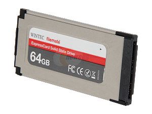 Wintec FileMate ExpressCard 34 64GB ExpressCard MLC Internal / External Solid State Drive (SSD) 3FMS4E064JM R